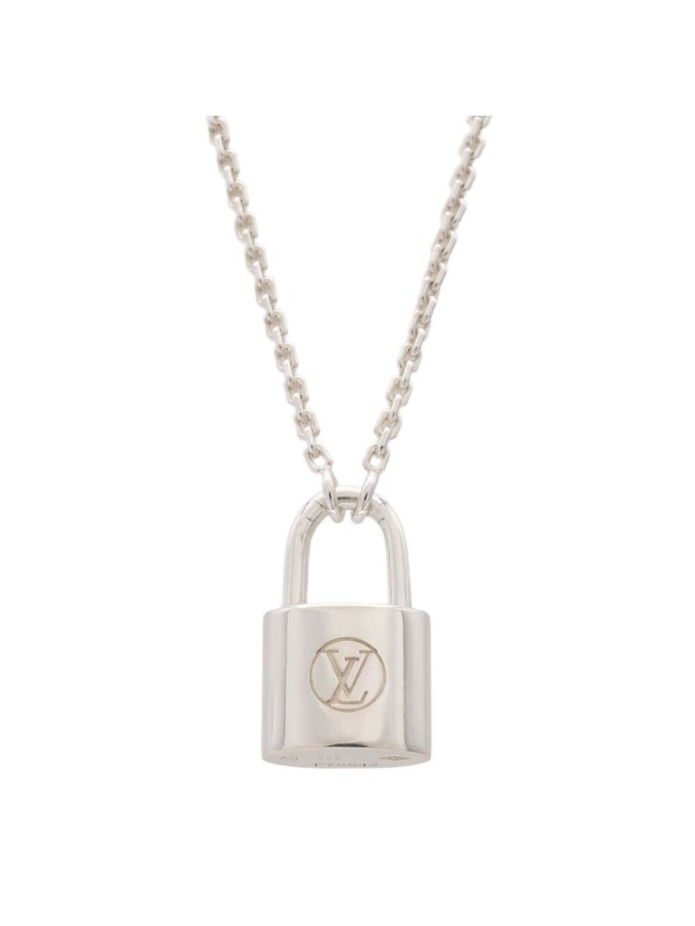 Louis Vuitton Pendentif Silver Lockit Unicef Pendant